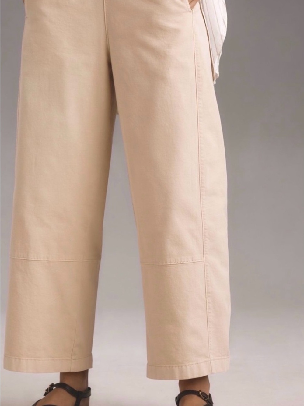 Pilcro Light Purple/Lavender Elastic Waist Pants - Picture 6 of 11